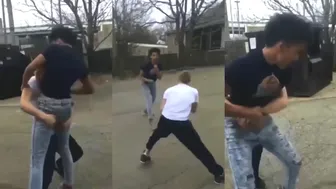 Never fight a smaller guy. If You Win Youre A Bully. If You Lose Youre A Pussy.