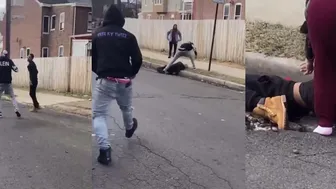 Crazy Fight In The Streets