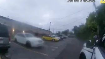 Cop Takes A Bullet While Tasing A Suspect