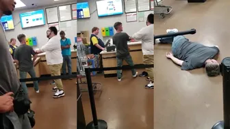 Bro Knocked Out Cold At Walmart