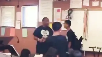Classroom Clash Between Teacher And Student