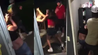 Woman Gets Beat Up For Talking shit! ????????????