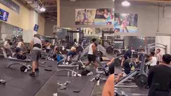 Gym Fight Breaks Out