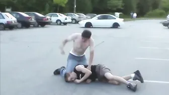 Street warriors clash in a knockout fight!