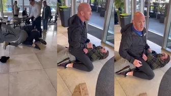Fool tries to rob gyms owner