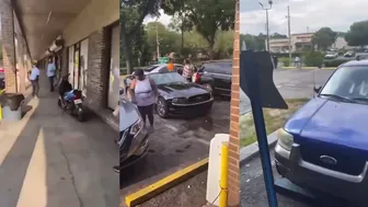 Mans sudden escape from arrest.