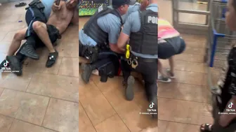 Kansas City Police Kneel on Mans Neck During Shoplifting Encounter