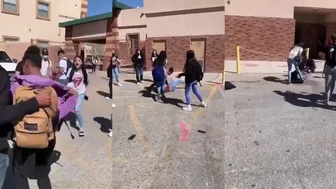 Girl Gets Jumped By Three Girls After Talking Shit About Their Family