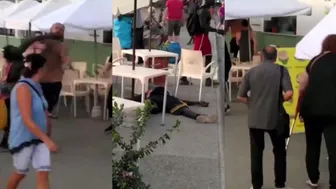 Craziest Street Fight In Italy Glitching! ????????
