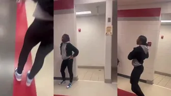 Girl Gets Confronted & Beat Up At School For Texting Another Girls Man!