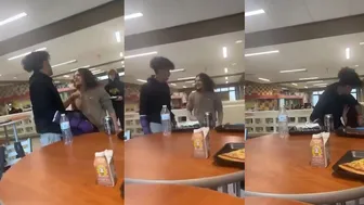 Lunch seat Fight!