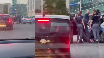 Wow! Police Reaction To Realizing They Pulled Over A Soccer Player In Italy