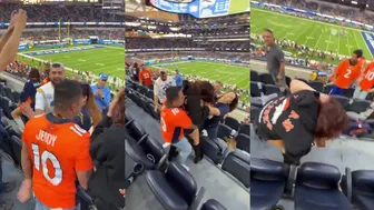 Two Couples Fights At A Broncos-Chargers Game