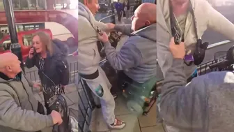 -disabled man vs. aggressive couple-