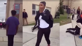 Dude In Purple Definitely Felt On Top After That Punch
