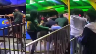 Fair Worker Gets Everyones Attention After Touching Girl