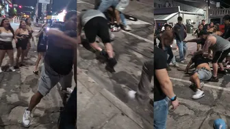 Trinity Fight: 5th vs 6th Street, Austin, TX