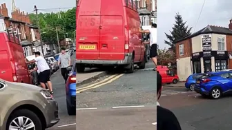 Birmingham Van Driver Tries To Hit Opponent