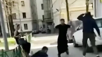 Russian 2v1 Knockout Fight