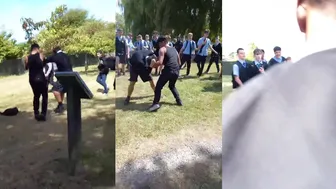 New Zealand school Fight Video