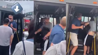 Two Dads Beefing In A Transit Bus
