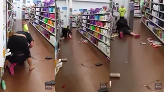 Mom vs. Woman At Walmart—Then Child Joins In!