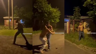 Just Old Men Fighting