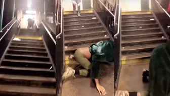Nyc subway fight.