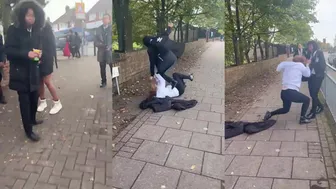 Girl fights Viral UK Ghetto School Street Hood