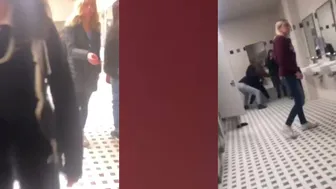 Bathroom fight!