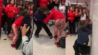 Girl fight over a boy!