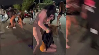 Parking lot Fights End With Chokes And Sprays