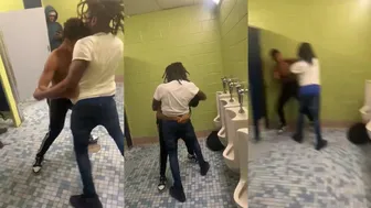 Crazy Ass School Fight They Was Both Eating Punches