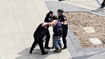 One Guy Versus Three Cops