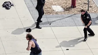 One Guy Versus Three Cops