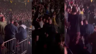 Drunk Guy Lands A Punch At The Concert