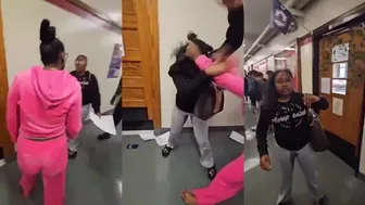 Daily Fights & entertainment - She Literally Beat The Piss Out Of Her