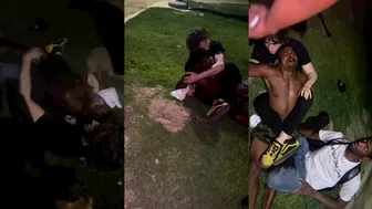 ManStopped Attacking WomanInParkByJiuJitsu