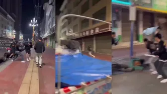 Two Men Attacked By Cleavers!