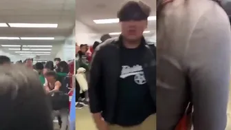 Gun Falls Out During School Fight
