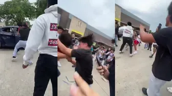 Crazy Ass Fight Between Two Kids