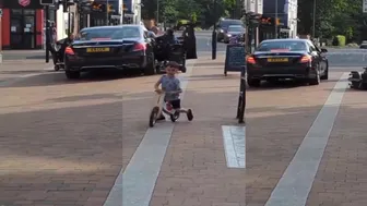 Pedestrian vs Driver In Horley, England