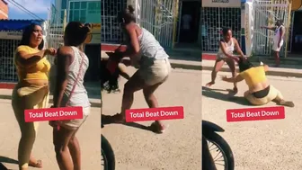 She Catches Every Fist With Her Face - Total Beat Down