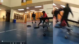 Red Hoodie Student Gets Jumped After Bullying Classmate