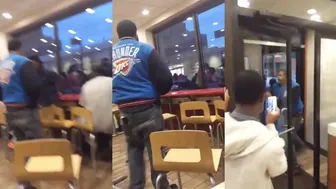 Two Guys At It In A Wendys