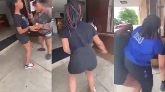 Teen mother gets into a fight with student for speaking on her daughters name!
