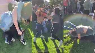 Latinas face off in organized fights