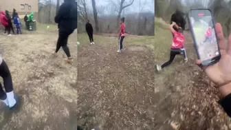Girl Gets Whooped For Talking Shit!
