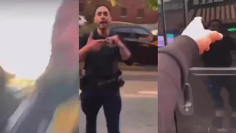 Nyc cops taunt brooklyn with rival gang signs!