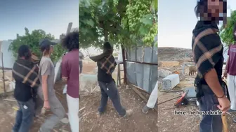 Israeli Settlers Attack West Bank Civilians, IDF Protects Them